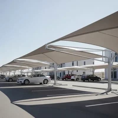 Bottom Support Car Parking Shades