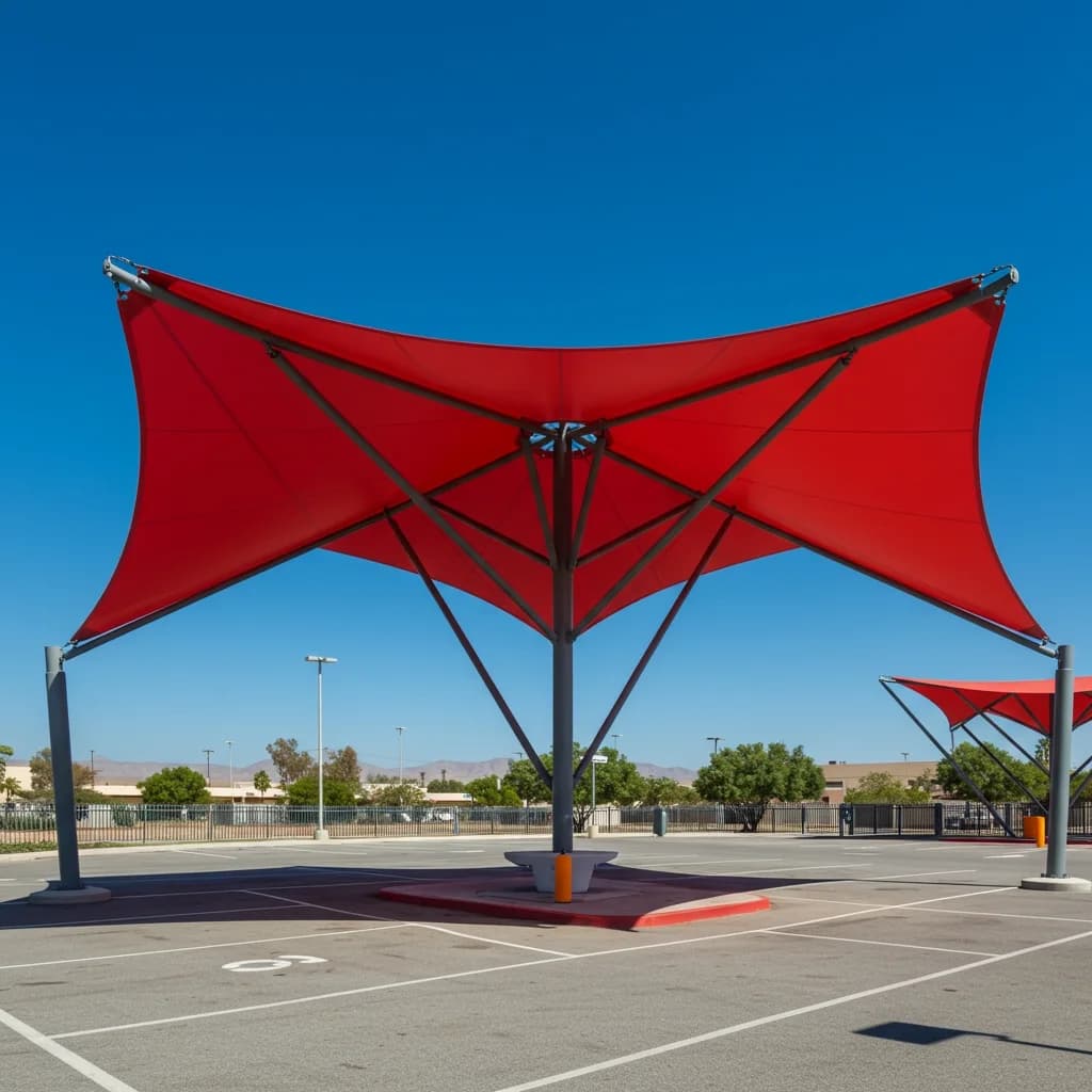 Conical Car Parking Shades