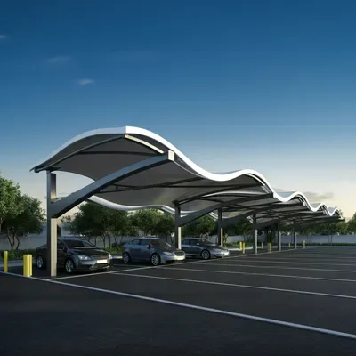 Tensile Roof Car Parking Shades