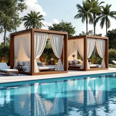 Pool Cabanas