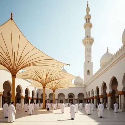 Mosque Pray Area Shades